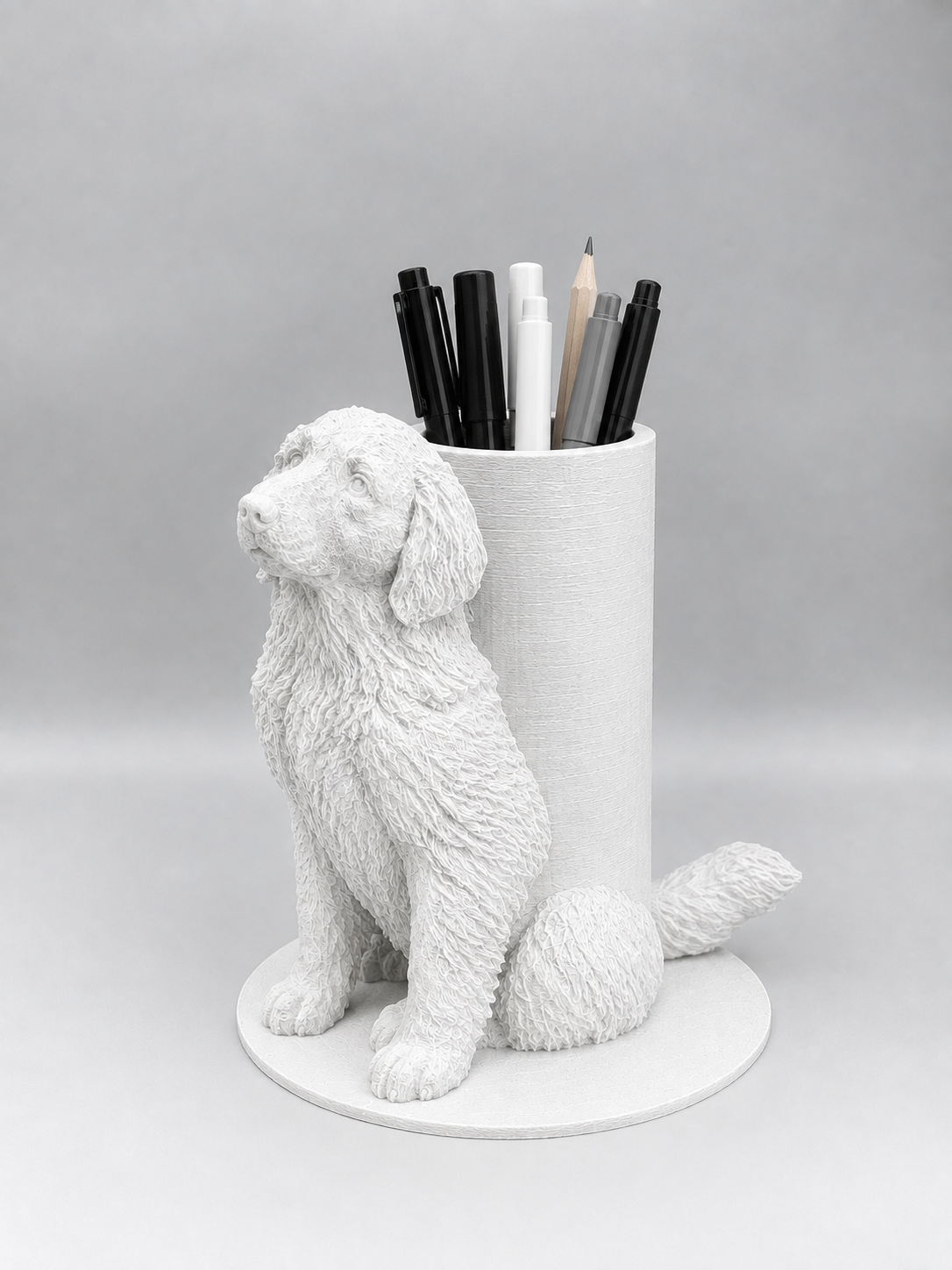 Pot à crayon chien