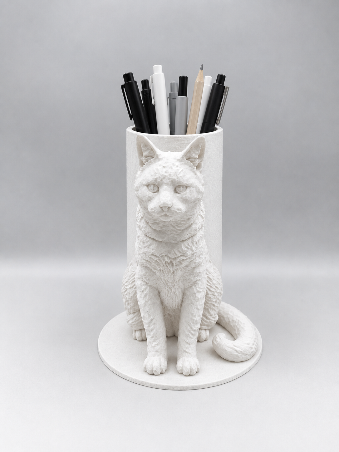 Pot à crayon chat