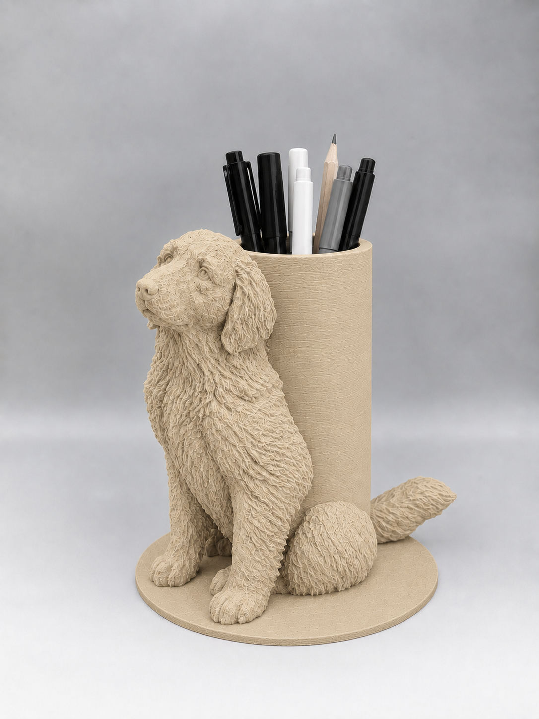 Pot à crayon chien