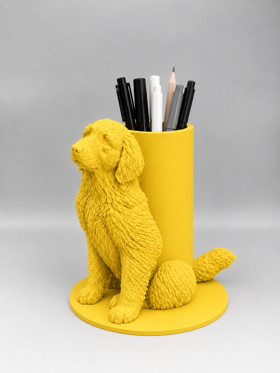 Pot à crayon chien