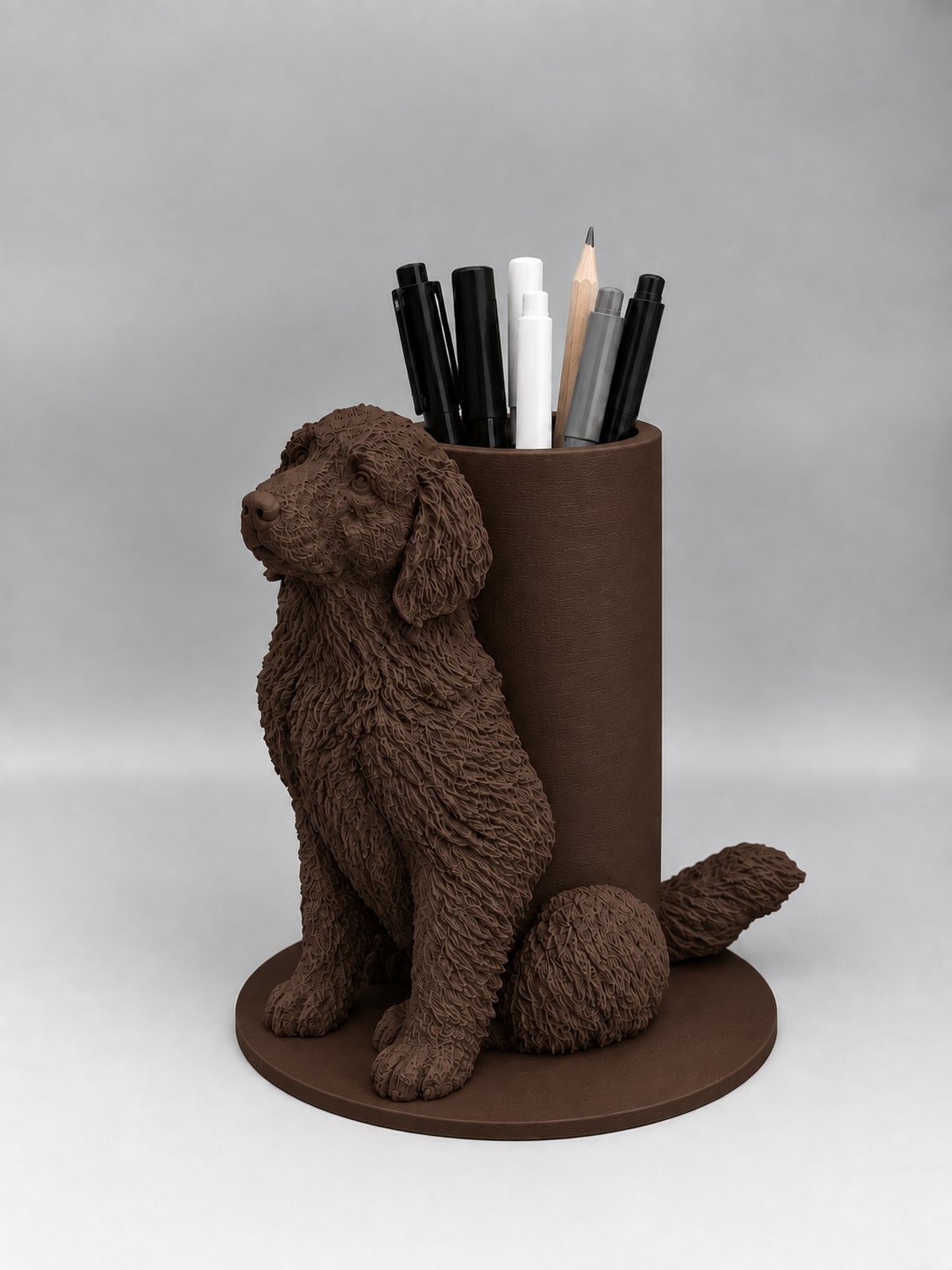 Pot à crayon chien