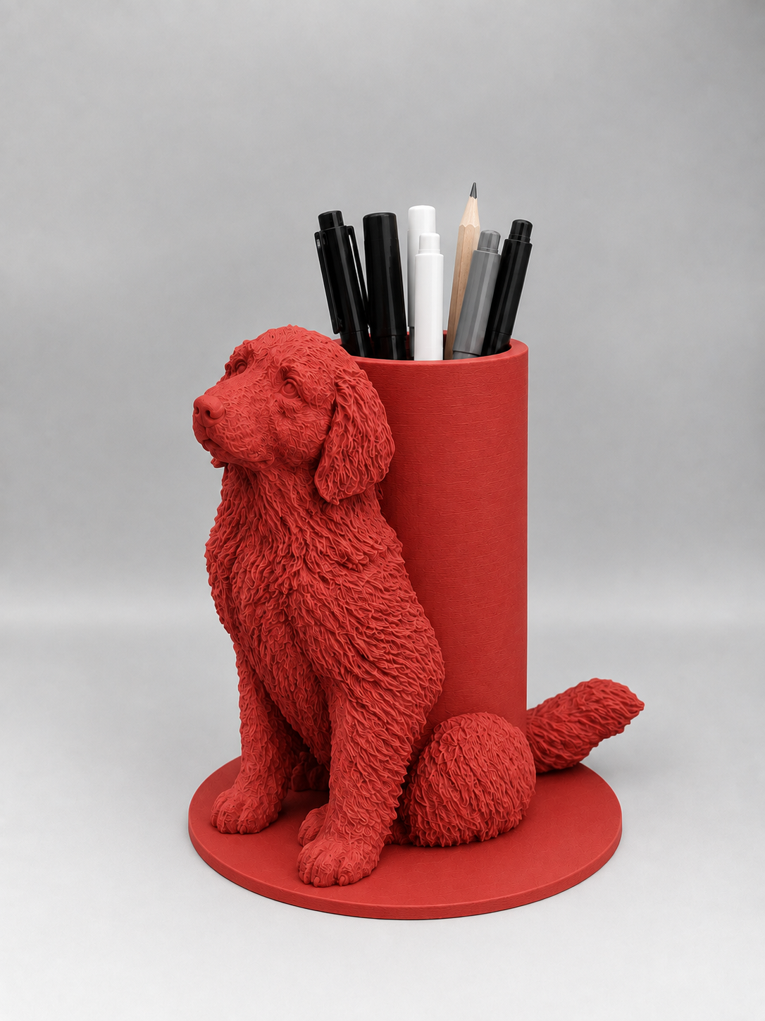 Pot à crayon chien
