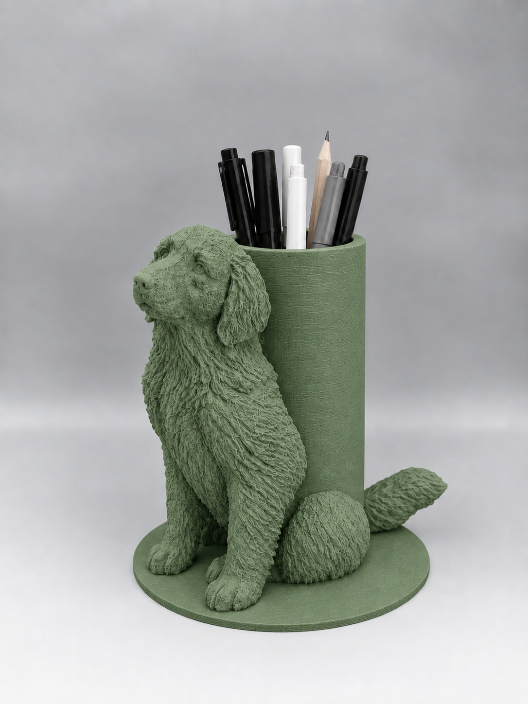 Pot à crayon chien