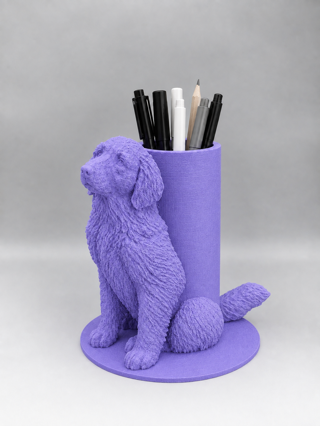 Pot à crayon chien