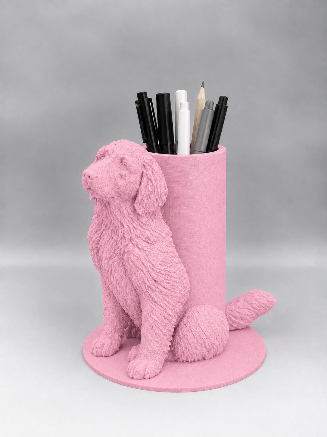 Pot à crayon chien