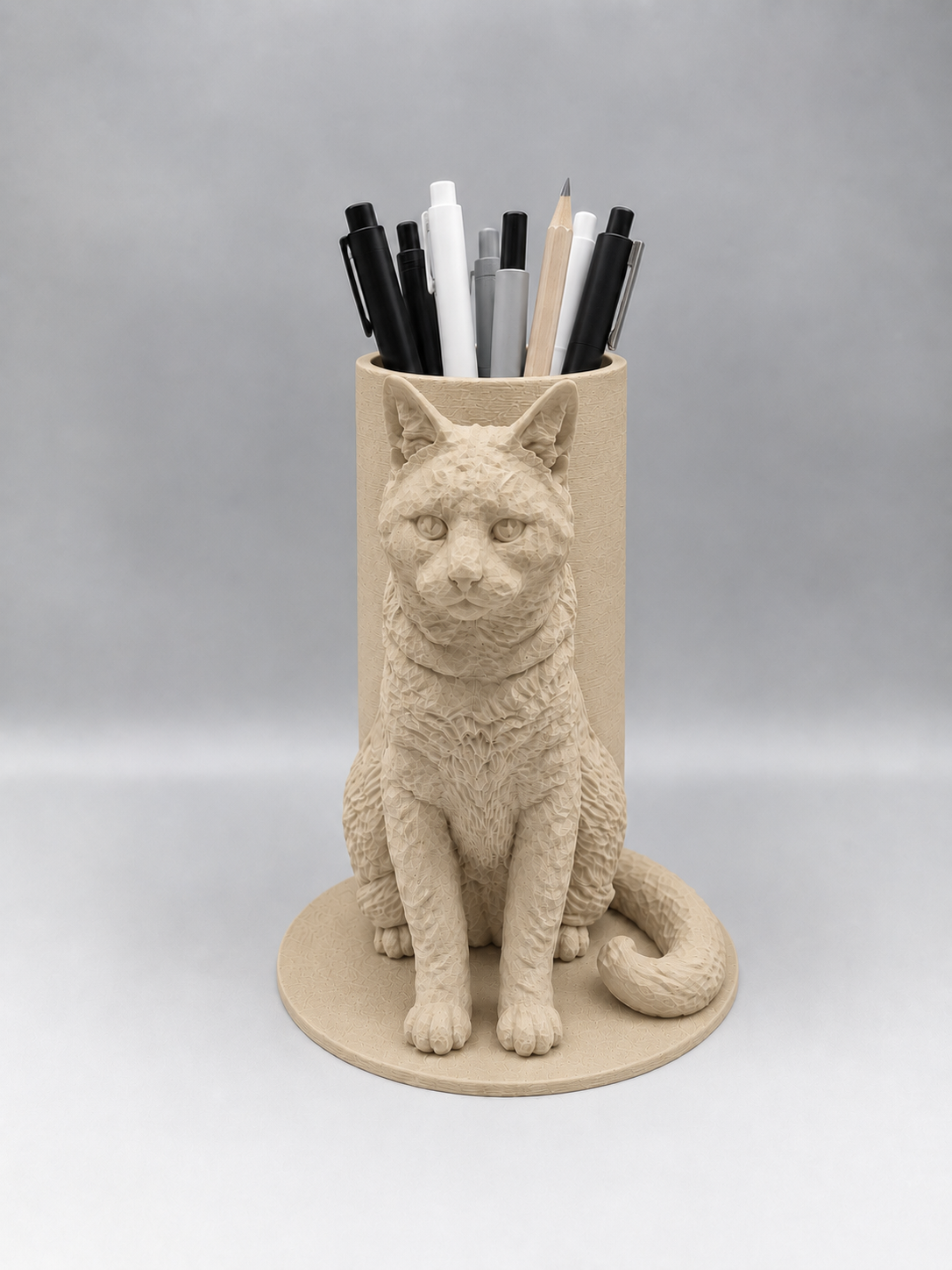 Pot à crayon chat