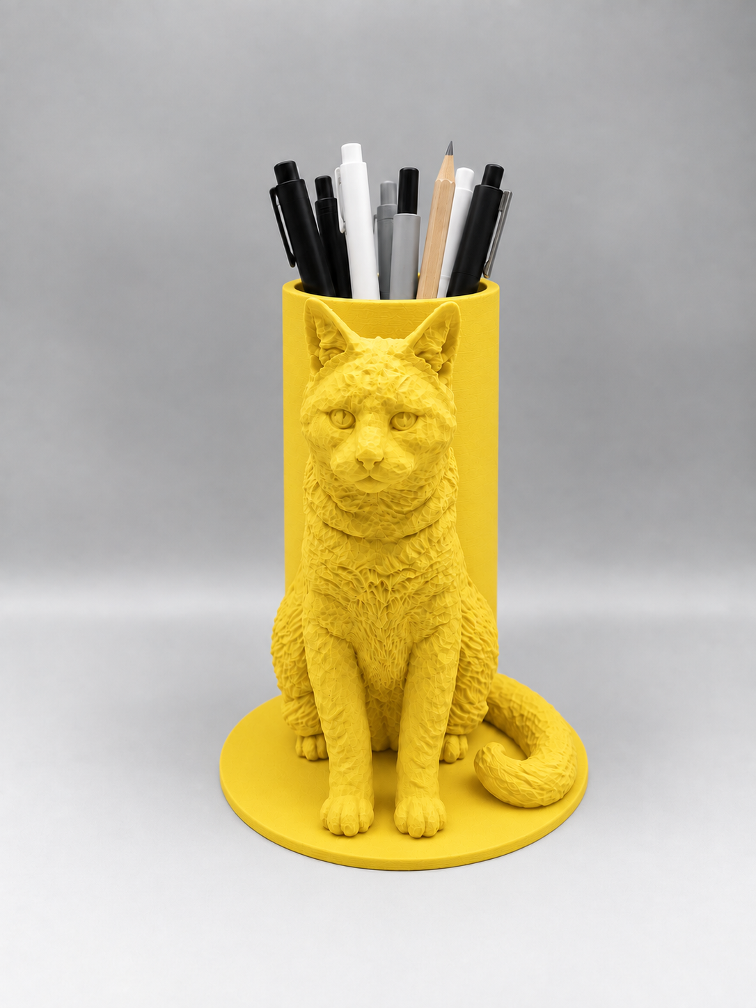 Pot à crayon chat