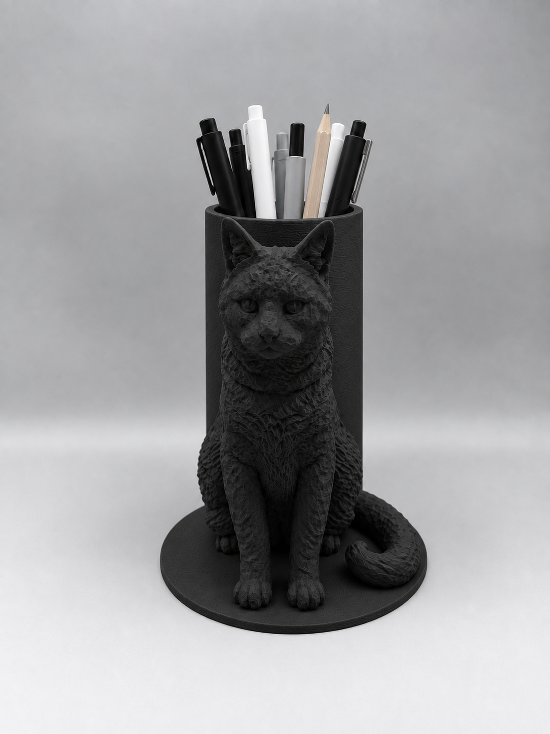 Pot à crayon chat