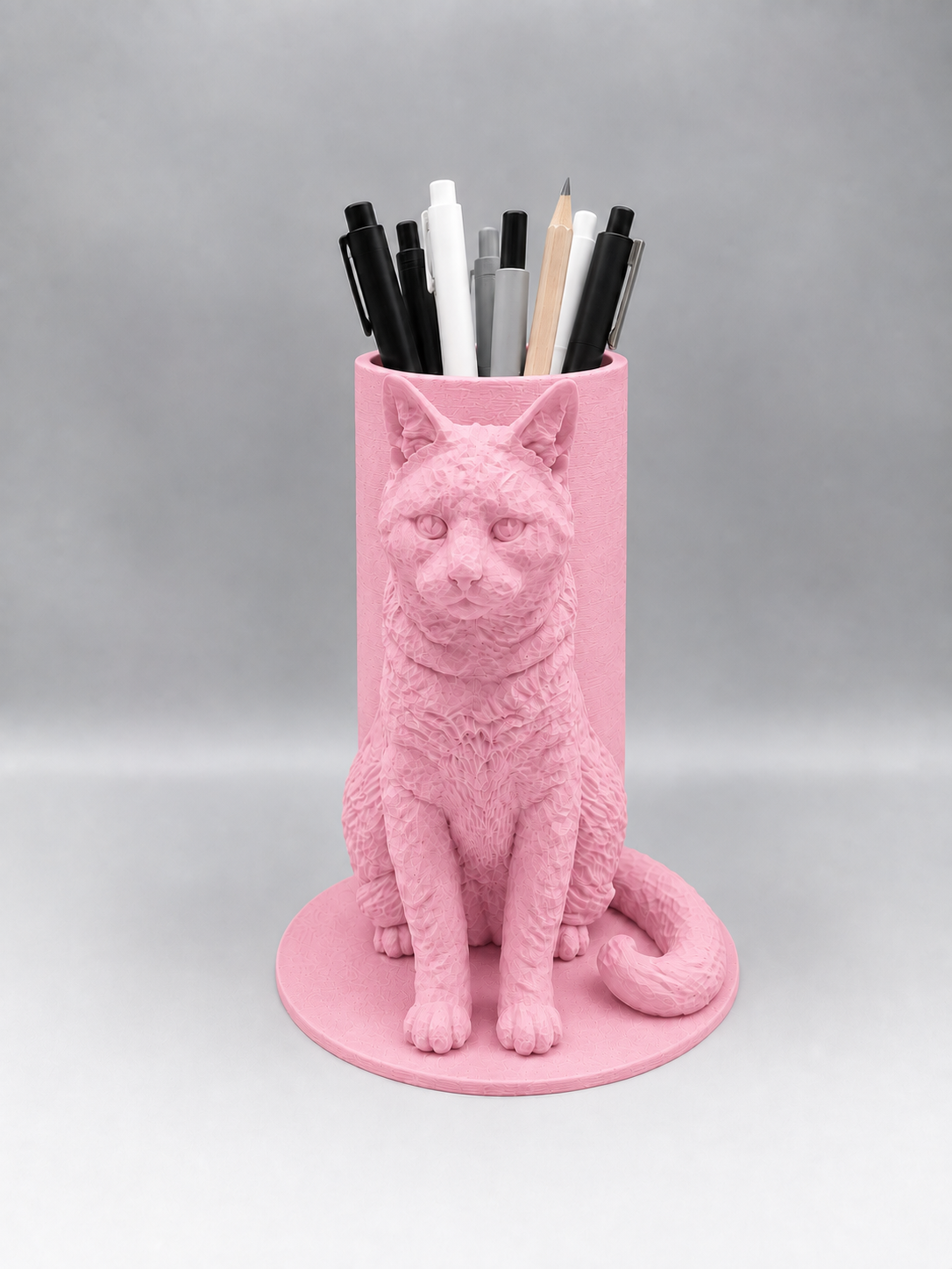 Pot à crayon chat