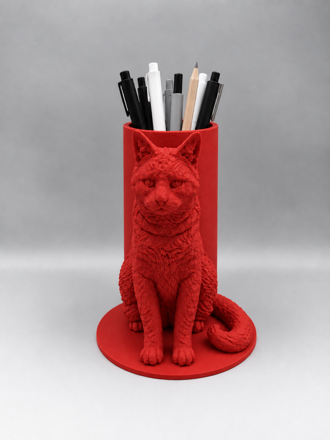Pot à crayon chat