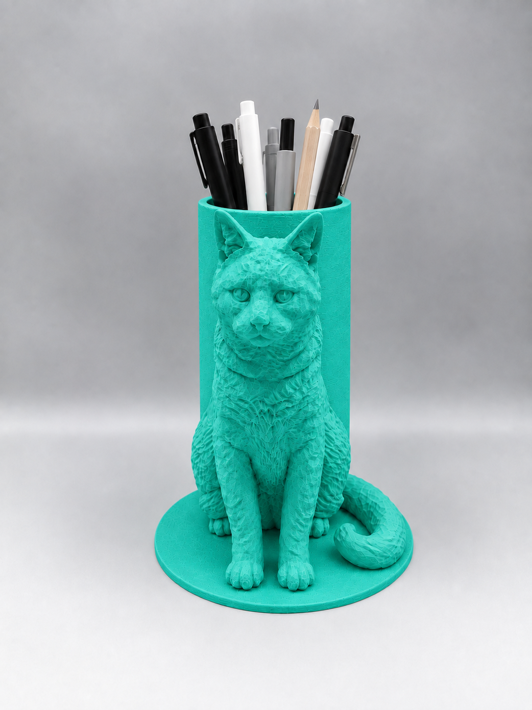 Pot à crayon chat