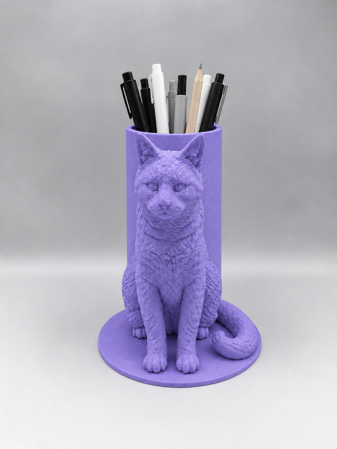 Pot à crayon chat